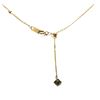 Image 5 : 18K Diamond Cluster Drop Station Necklace