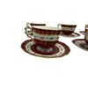 Image 2 : 6 Vintage Aynsley Tea Cups & Saucers
