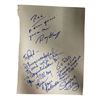 Image 2 : Paper Signed By The Nylons To Red