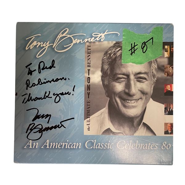 Tony Bennet Signed Cd To Red Robinson