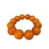 Image 2 : Large Beaded Orange Bracelet