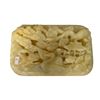 Image 2 : Beautiful Heavily Hand-Carved White Jade Lidded Box With Asian Motif
