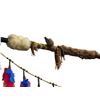 Image 2 : Vintage Hand-Made Navajo Spear W/ Fur, Bead, Feather Accents