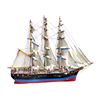 Image 1 : Unique Hand-Made Hand-Painted Sail Ship With Sailors