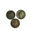 Image 2 : 3 Silver Quarters: Canadian And Usa