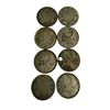 Image 1 : 8 Silver Canadian Quarters