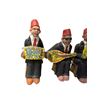 Image 2 : 4X Handmade Clay Shriner Musicians