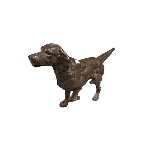 Vintage Mechanical Cast Metal Dog Nutcracker