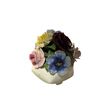 Image 2 : Vintage Royal Crown Derby Dishes & Staffordshire Porcelain Flower Bouquet