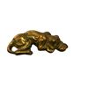 Image 1 : Vintage Brass Dog Paper Weight