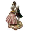 Image 1 : Vintage J & S Italian Porcelain Victorian Man And Lady