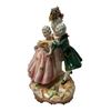 Image 2 : Vintage J & S Italian Porcelain Victorian Man And Lady