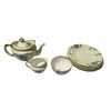 Image 1 : Vintage Royal Crown Derby Partial Place Setting, Tea Pot, Creamer, Plates, Etc..