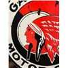 Image 2 : Metal Red Indian Gasoline Motor Oil Sign
