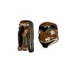 Image 2 : 2 First Nations Handmade Brooches Stamped R.M