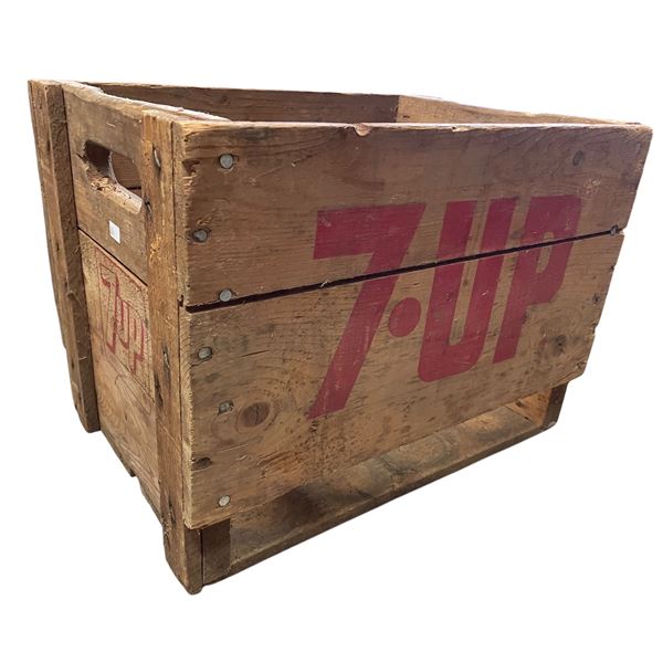 Vintage Wooden 7Up Crate