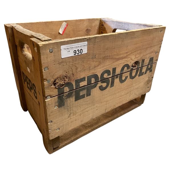 Vintage Wooden Pepsi Cola Crate
