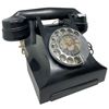 Image 1 : Vintage Black Rotary Telephone