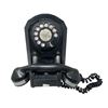 Image 1 : Vintage Black Wall Hanging Rotary Telephone