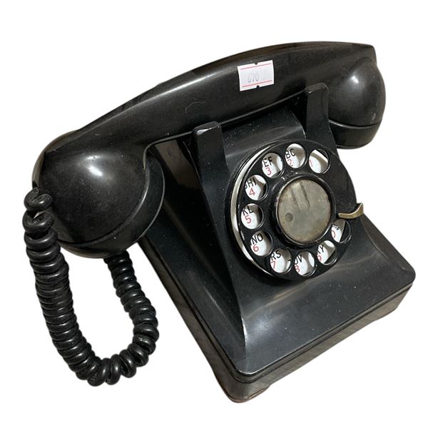 Vintage Black Rotary Telephone