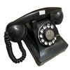 Image 1 : Vintage Black Rotary Telephone