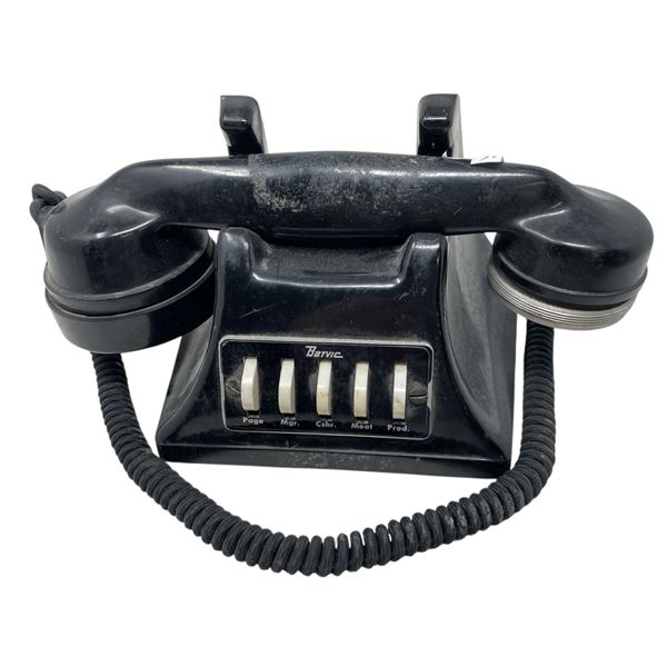 Vintage Black Rotary Telephone
