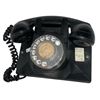 Image 1 : Vintage Black Rotary Wall Telephone