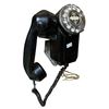 Image 2 : Vintage Black Wall Hanging Rotary Telephone