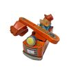 Image 1 : Vintage Tin Litho Dog Train Conductor Toy