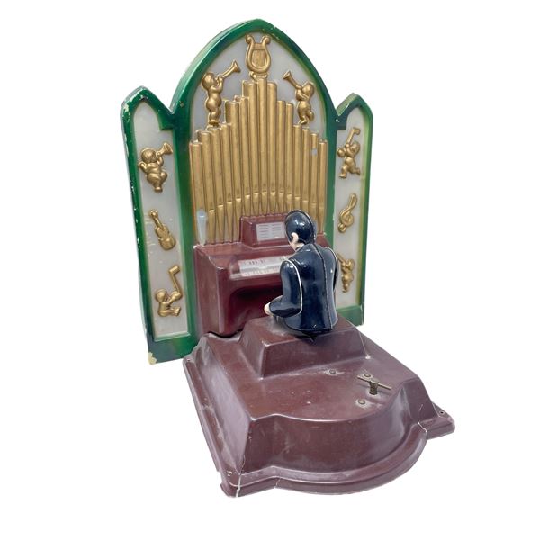 Vintage Plastic Light Up Organ Player Toy
