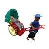 Image 1 : Vintage Battery Operated Hong Kong Rick Shaw, In Original Box
