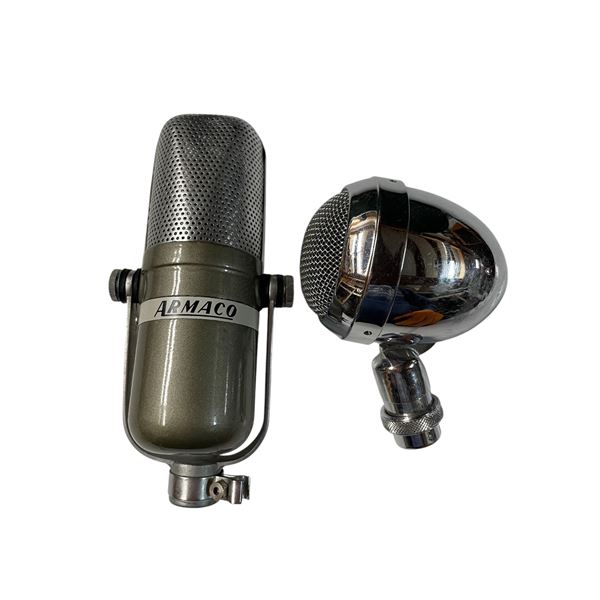 2 Vintage Microphones, Armico, Etc..