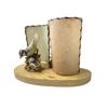 Image 2 : Vintage Tv Mantle Lamp With Porcelain Birds