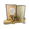 Image 3 : Vintage Tv Mantle Lamp With Porcelain Birds