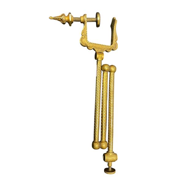 Vintage Brass Swivel Table Holder