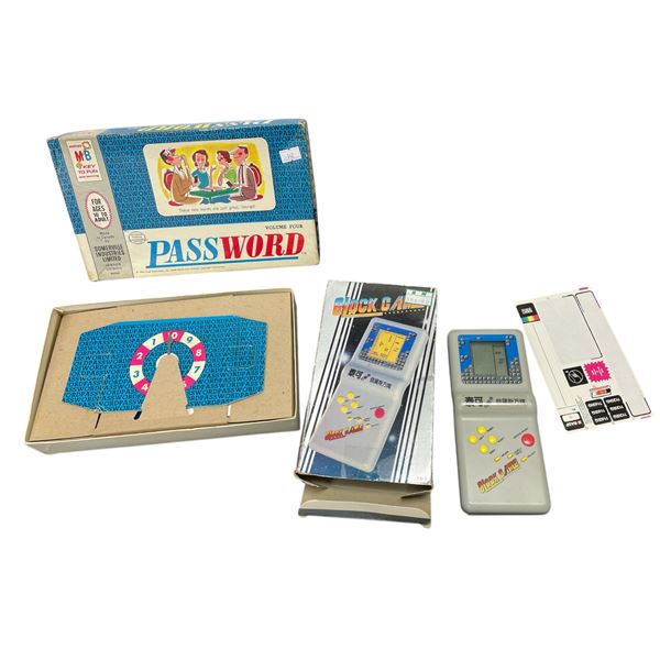2 Vintage Games, Password & Block Game