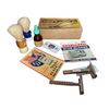 Image 1 : Assorted Shaving Collectibles, Brushes, Shavers, Ointment, Etc..