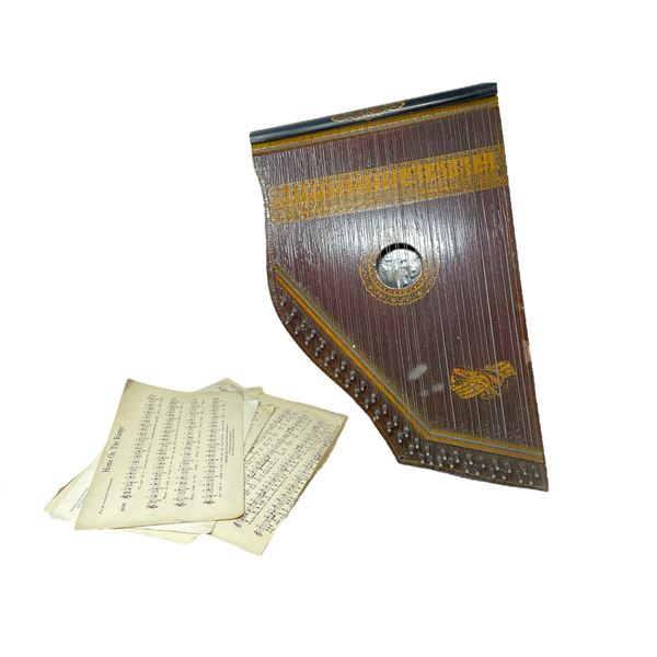 Vintage Mandolin Harp, In Original Box