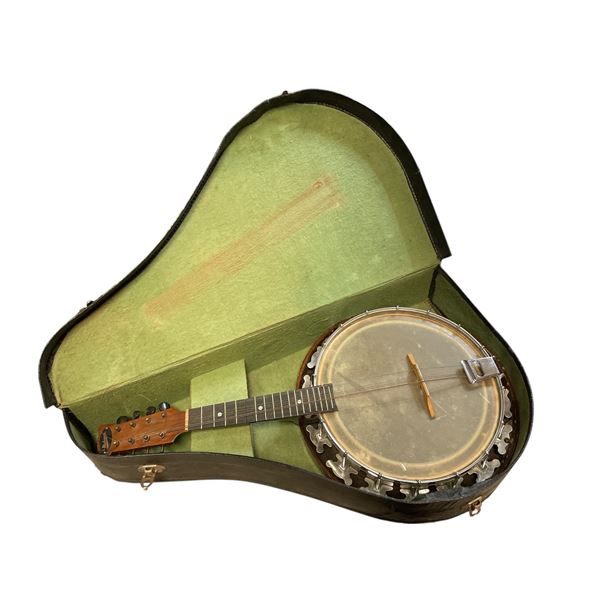 Vintage Banjo, In Original Case "The Michigan"