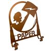 Image 1 : Die Cut Metal Paper Display Stand