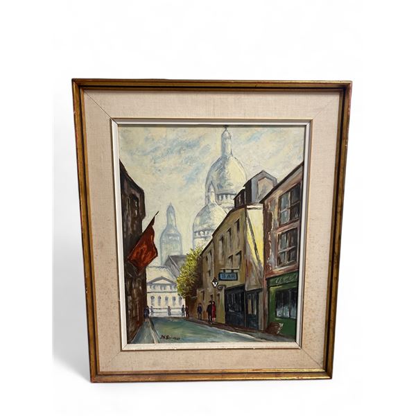 Framed Oil On Board, Signed J. V. Scrivener