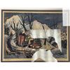 Image 2 : Framed Watercolor "Silos" By Hyman Warsager