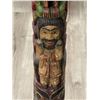 Image 3 : Carved Indonesian Totem Pole In First Nations Style