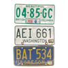 Image 1 : 3 Vintage License Plates, B.C, Oregon & Washington
