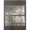 Image 2 : Pair Of 1956 British Columbia License Plates