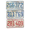Image 1 : 3 Vintage British Columbia License Plates