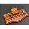 Image 3 : Vintage Inkwell Set With Pen Holders