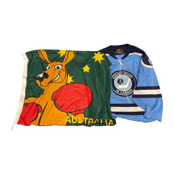 Hockey Night In Canada Jersey With Australian Flag Of Kangaroo