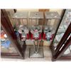 Image 2 : Vintage Beaver 3 Head Gumball Machine On Stand