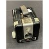 Image 2 : Vintage Rotating Wooden Pipe Stand & Brownie Hawkeye Camera